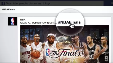 Facebook hashtags… #released