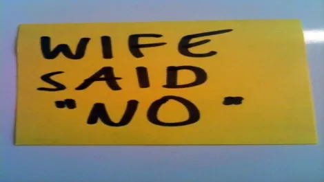 Wife said No, Apple said Yes