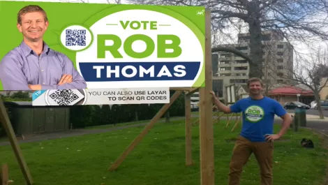 Innovative technology brings Rob Thomas campaign to life