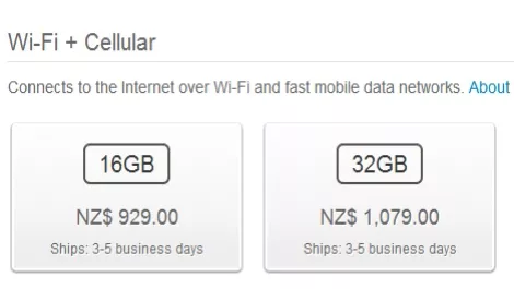 LTE iPad rebranded as 'cellular'