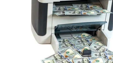 Printer money