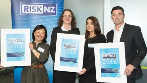 Auckland Council and Unison honoured at RiskNZ annual awards