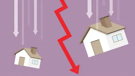 Widespread fall in house prices continue