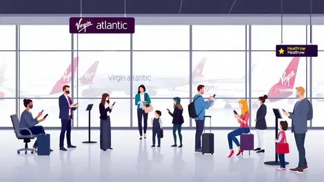 Virgin Atlantic sees 11% rise in online check-in at Heathrow