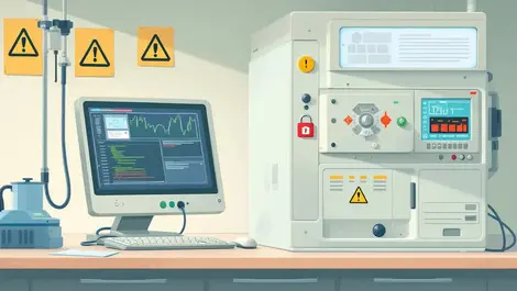 Outdated computer connected modern medical equipment security warning canadian hospital