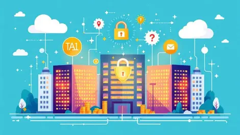 Secure data centers encrypted cloud locks ai protection finance retail