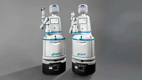Swisslog healthcare x diligent robotics ammr