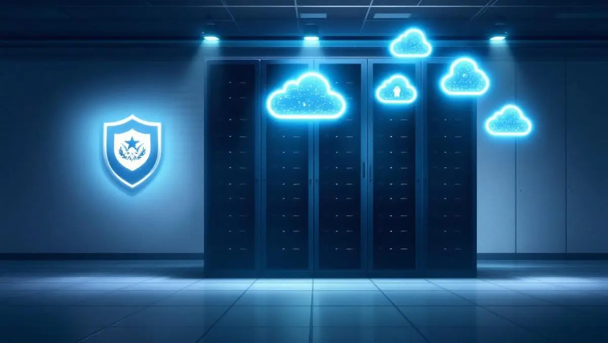 Secure us federal data center with cloud shield protection scene
