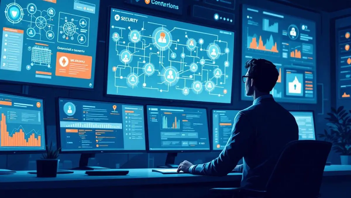Enterprise soc night identity security analyst monitors network