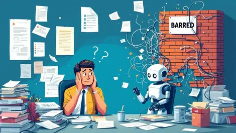 Frustrated procurement manager bad supplier data blocking ai